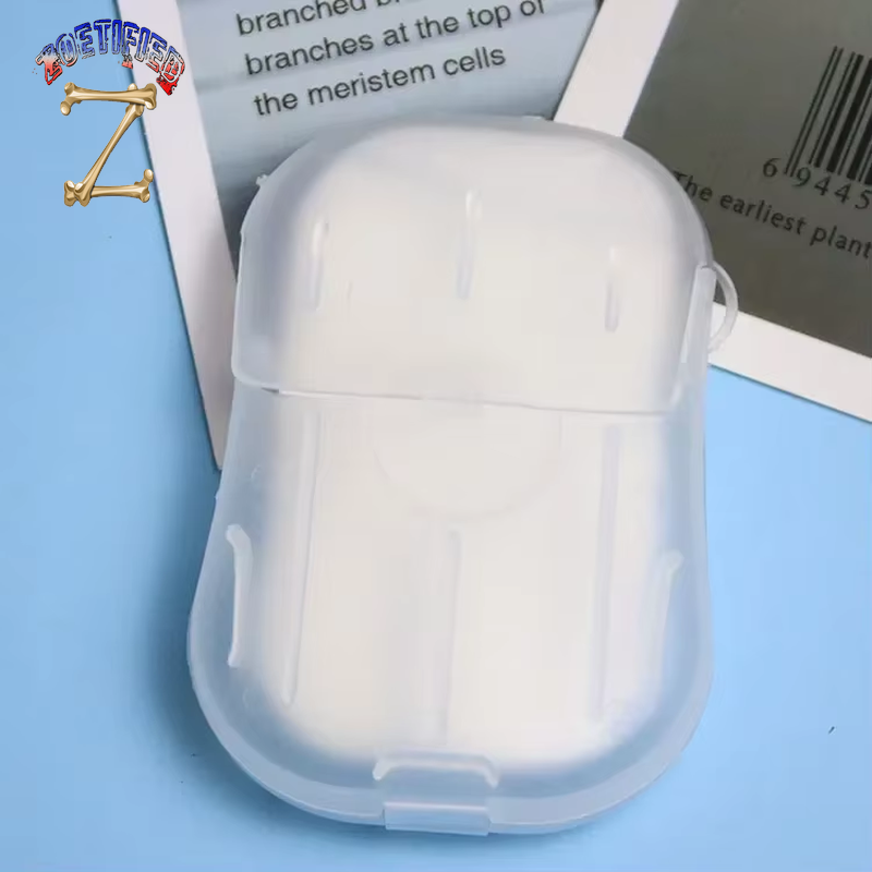 Mini Disposable Paper Soap Travel Portable Outdoor Camping Hand Washing Bath Cleaning Travel Supplies Camping Equipment