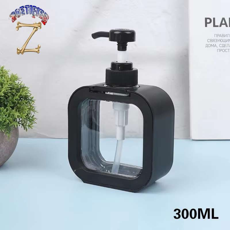 300/500Ml Bathroom Soap Dispensers Refillable Lotion Shampoo Shower Gel Holder Portable Travel Dispenser Empty Bath Pump Bottle