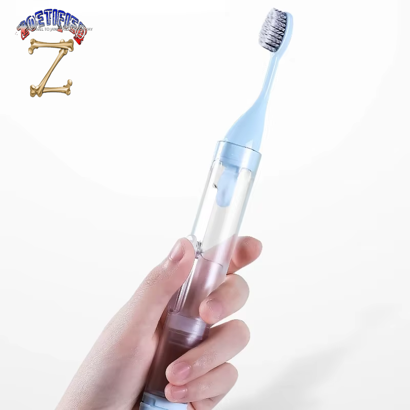 1PC Travel Portable Folding Toothbrush Travel Super Soft Bristle Toothbrush Set Creative Tooth Clean Tools Can Hold Toothpaste