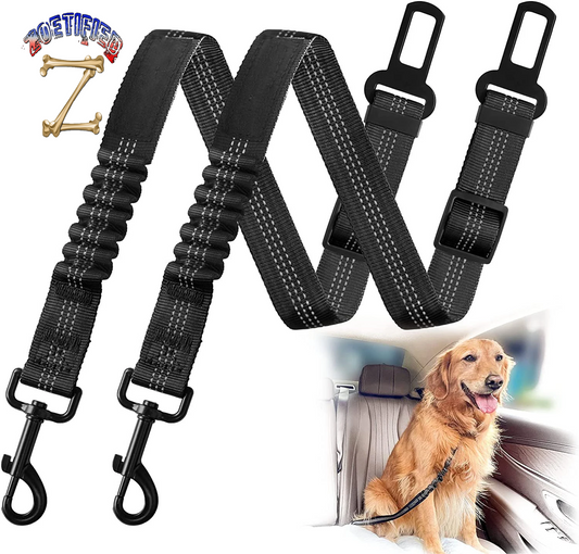 Dog Car Seat Belt Elastic Adjustible Leash Belt for Pet Car Travel Dog Cat Safety Rope Pet Travel Essentials Accessories