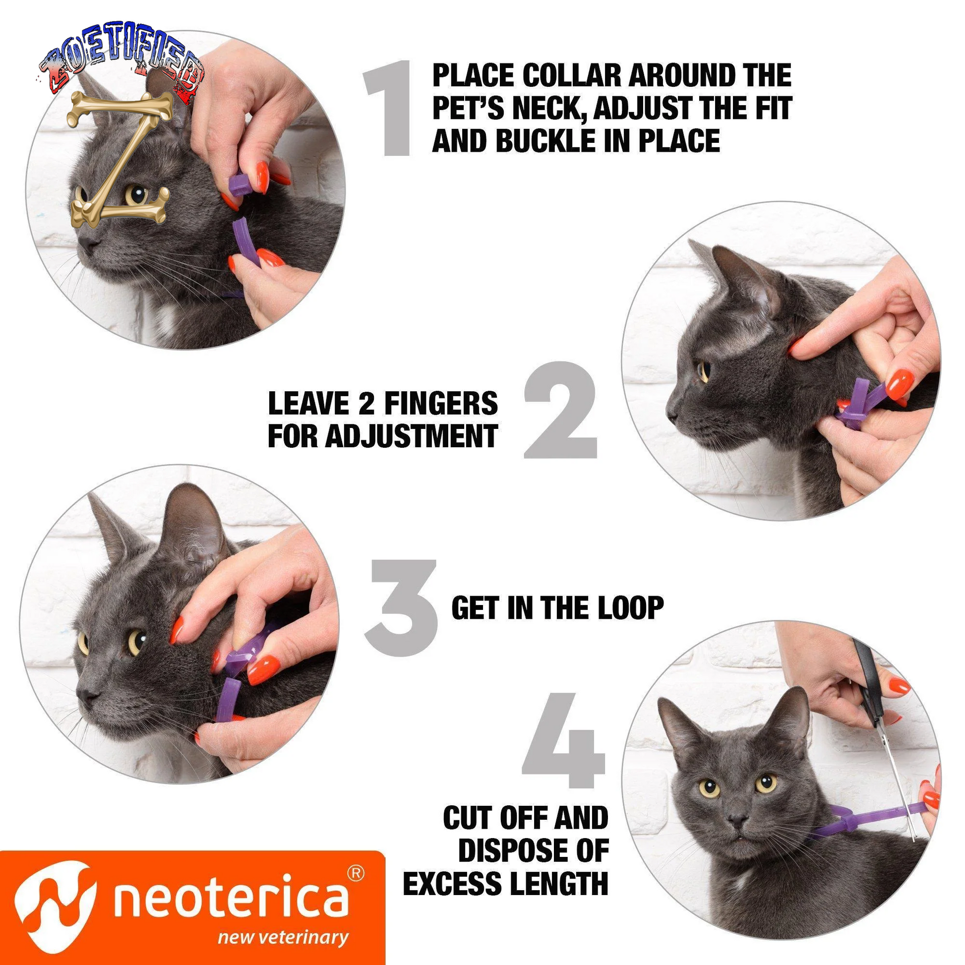 Cat Calming Collar Pet anti Anxiety Products Feline Calm Pheromones Collars 1 Pc