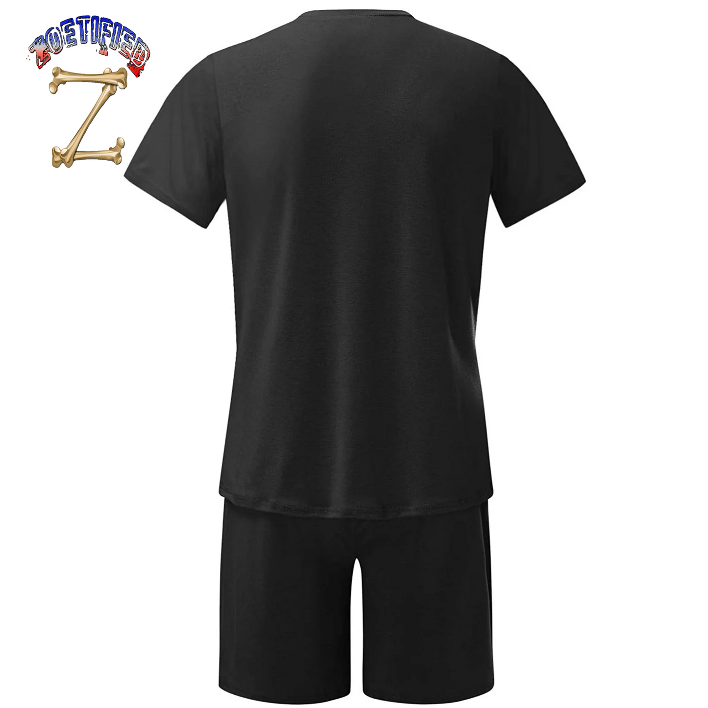 Men'S Short Sleeve T-Shirt and Shorts Set Sport Casual Crew Neck Muscle Sportswear 2 Piece Tracksuit Summer Outfits