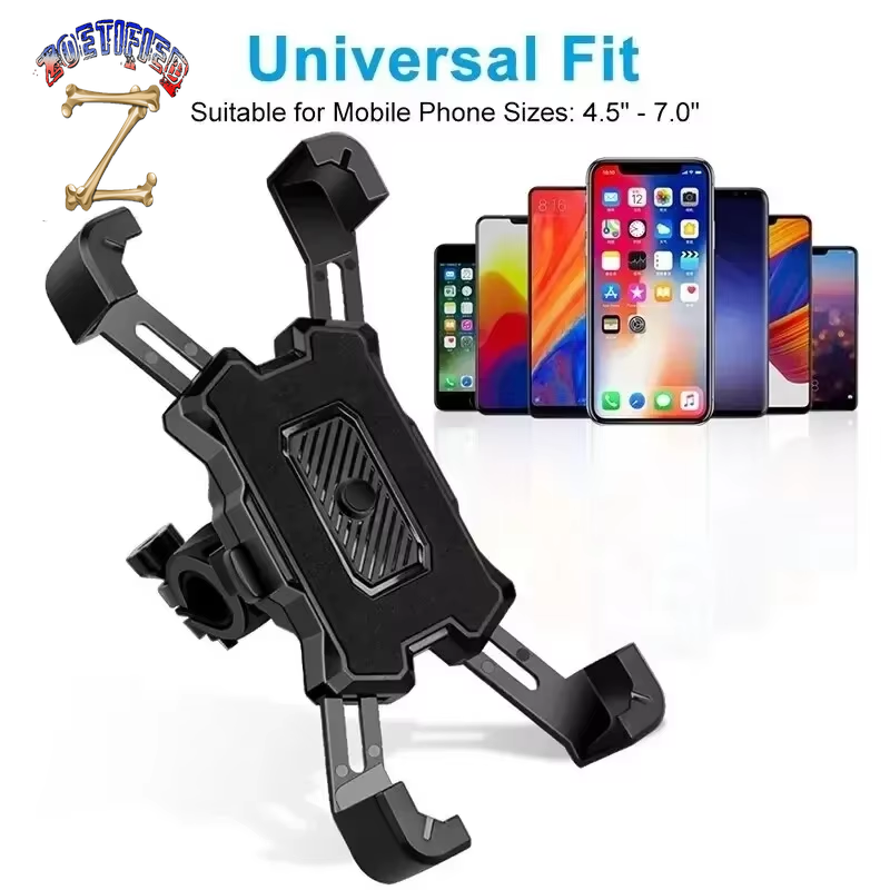 360° Rotatable Phone Holder Electric Bicycle Mobile Riding Bike Moto Motorcycle Non-Slip Stand Bracket Cycling for Iphone Xiaomi