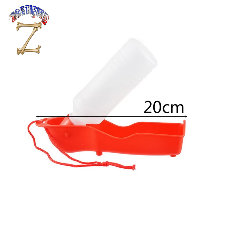 Pet Folding Drinker 500ML/250ML Pet Dog Cat Drinking Bowl Pet Travel Drinker Plastic Water Bottle Outdoor Travel Portable Bottle