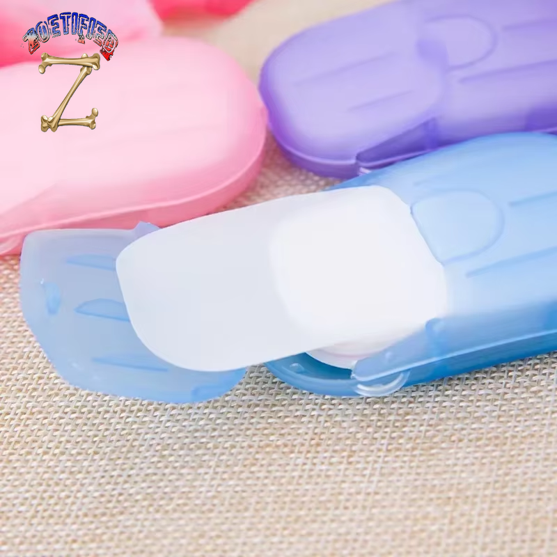 Mini Disposable Paper Soap Travel Portable Outdoor Camping Hand Washing Bath Cleaning Travel Supplies Camping Equipment