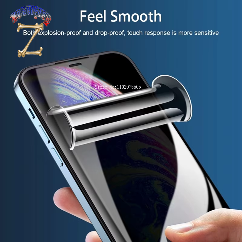 3PCS Anti-Spy Hydrogel Film for Iphone 15 13 11 12 14 Pro Max plus XS Max X XR Privacy Screen Protectors for Iphone 12 13 Mini