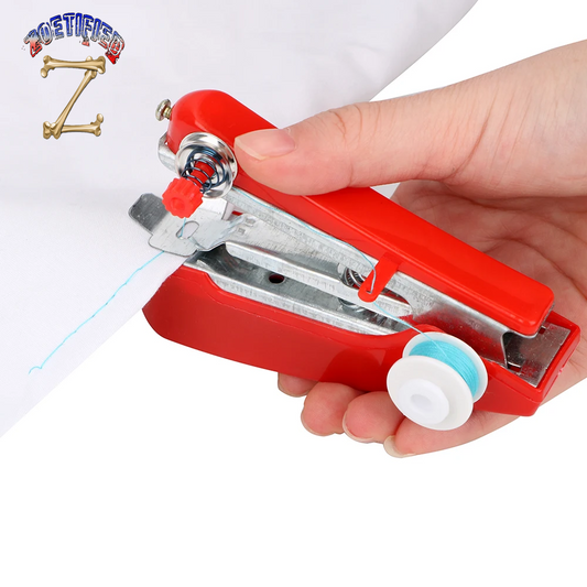 Portable Mini Sewing Machine Simple Sewing Tools Home Travel Small Embroidery Manual Operation Random Color