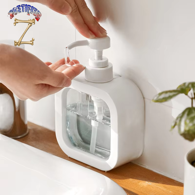 300/500Ml Bathroom Soap Dispensers Refillable Lotion Shampoo Shower Gel Holder Portable Travel Dispenser Empty Bath Pump Bottle