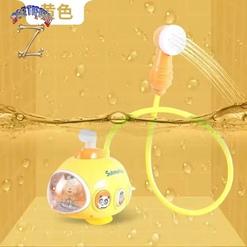 Baby Bath Toys for Kids Electric Submarine Shower Sucker Baby Toy Spray Water Toys Bathtub Toys Sprinkler Baby Shower