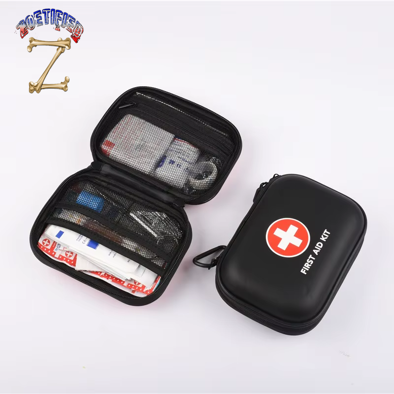 Waterproof PU First Aid Bag Empty for Outdoor Travel Car Home Emergency Survival Kit Household Camping Small Medical Box Travel