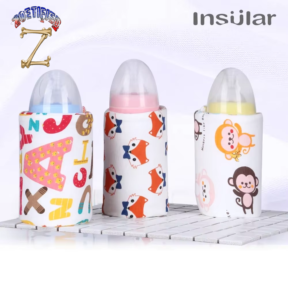 USB Baby Bottle Warmer Portable Travel Infant Baby Feeding Bottle Warmer Heater Thermostat Heated Cover Milk Bottle Heater Bags