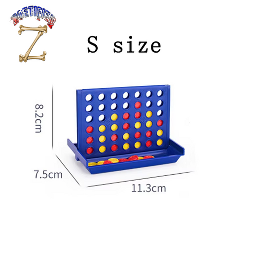 Foldable Connect 4 in a Line Board Game Classic Party Chess Family Toy Early Educational Puzzle Children Thinking Training Gifts