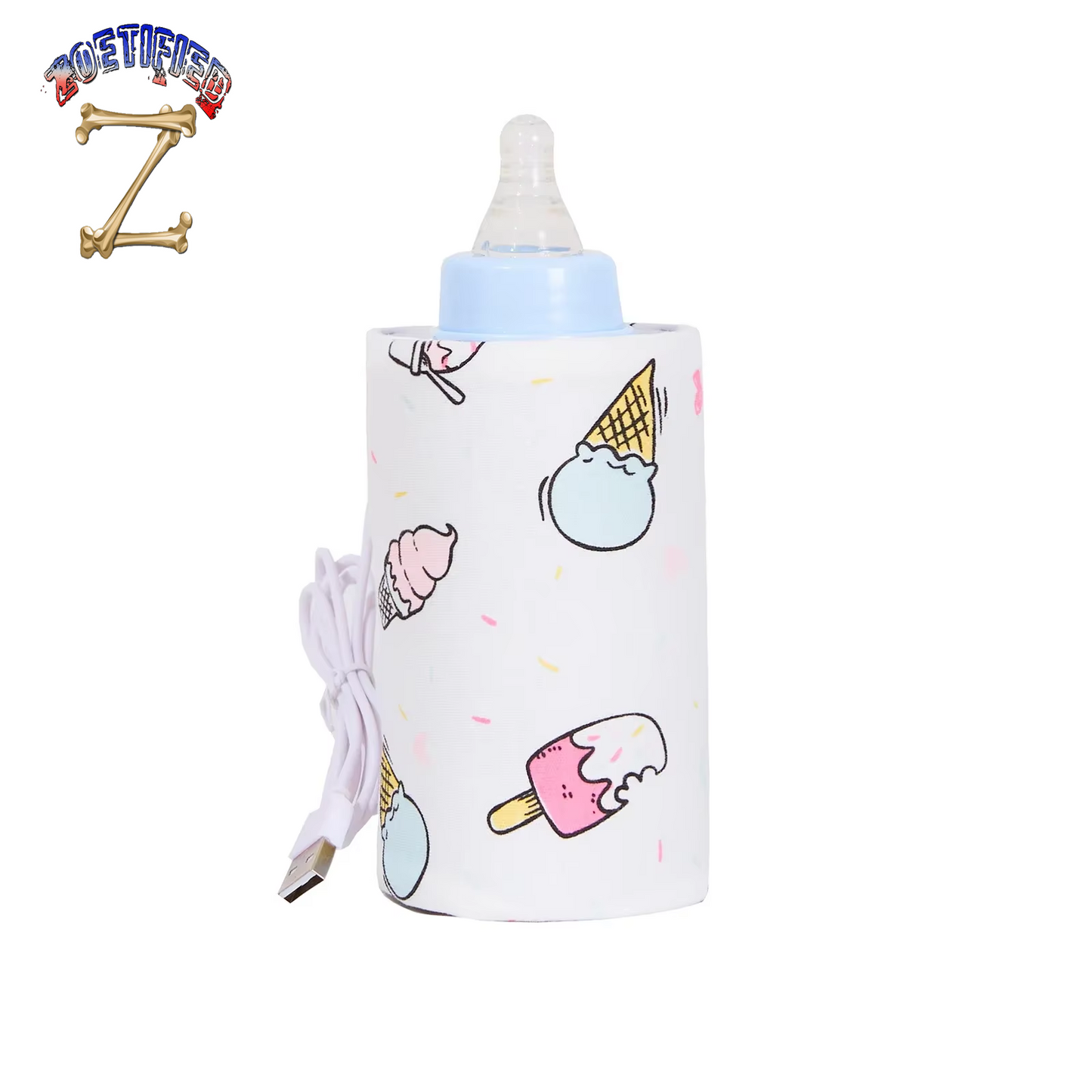 USB Baby Bottle Warmer Portable Travel Infant Baby Feeding Bottle Warmer Heater Thermostat Heated Cover Milk Bottle Heater Bags