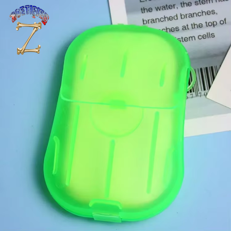 Mini Disposable Paper Soap Travel Portable Outdoor Camping Hand Washing Bath Cleaning Travel Supplies Camping Equipment