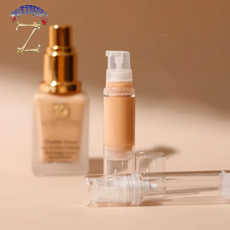 Liquid Foundation Travel Bottle 5Ml 10Ml 15Ml Mini Cosmetic Foundation Sample Repackaging Tools Airless Pump Bottle Portable