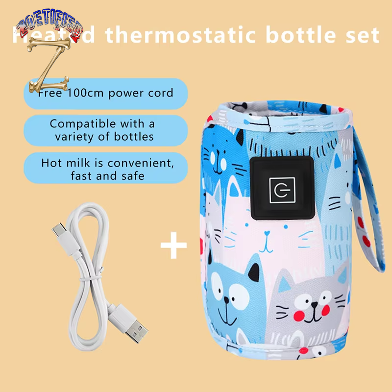 USB Milk Water Warmer, Travel Stroller Insulated Bag, Nursing Bottle Heater, Portable Bottle Feeding Warmer ,Christmas, Hallowee