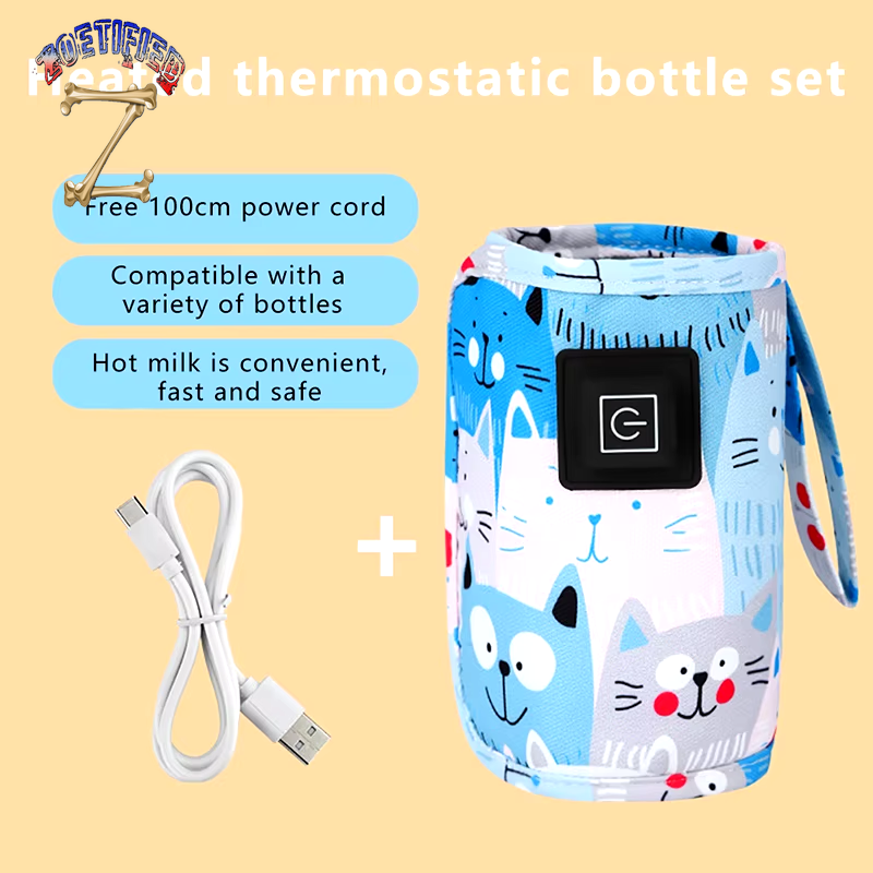 USB Milk Water Warmer, Travel Stroller Insulated Bag, Nursing Bottle Heater, Portable Bottle Feeding Warmer ,Christmas, Hallowee