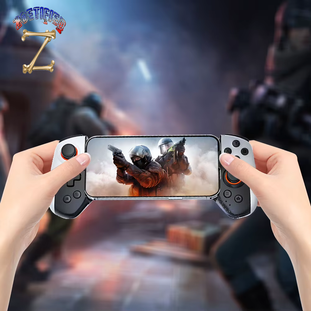 Wireless Gamepad Controller with Turbo Back Button Vibration Macro Function for Android Ios PC Switch