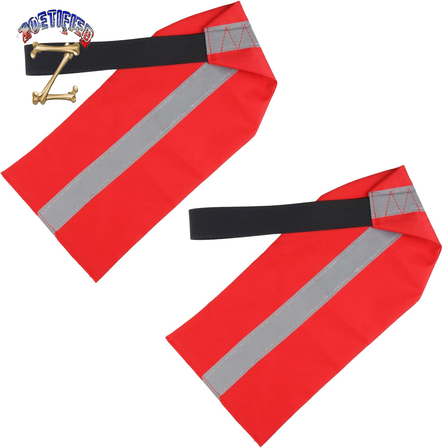 2 Pieces Travel Warning Flag Safety Travel Flag for Kayak