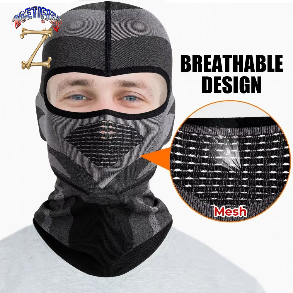 Breathable Balaclava Motorcycle Full Face Cover Motorbike Cycling Bike Mask Motocross Moto Riding Helmet Liner Caps Men Women