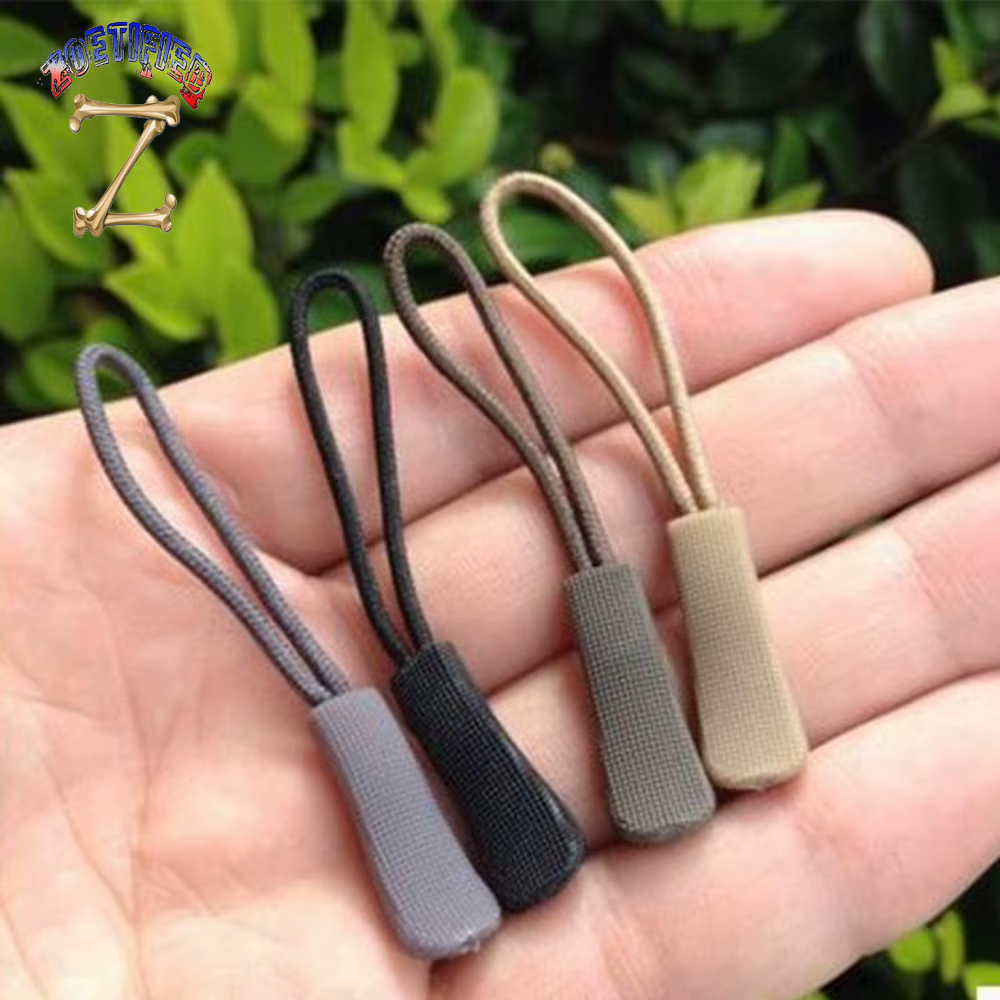 10Pcs High Quality Zipper Pull Cord Rope Pullers Zip Puller Replacement Ends Lock Zips Bags Clip Buckle Travel Accessories