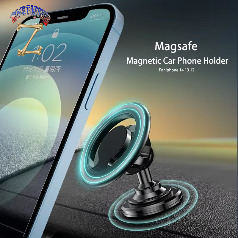 Magnetic Car Phone Holder 15W Wireless Charge Vent Magsafe Ring Car Mountfit for Iphone 14 13 12 Pro plus Mini Magsafe Case