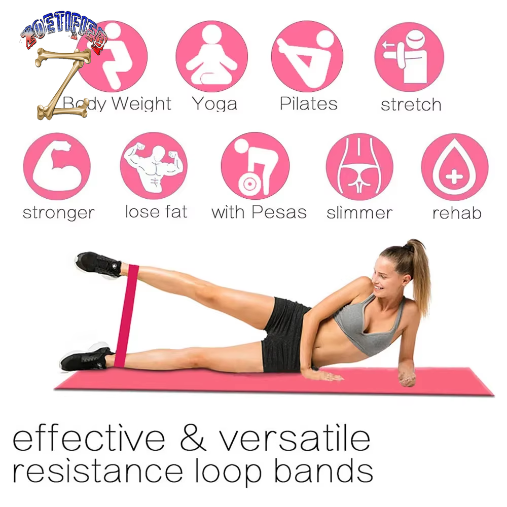 Elastic Bands for Fitness Resistance Bands Exercise Gym Strength Training Fitness Gum Pilates Sport Crossfit Workout Equipment