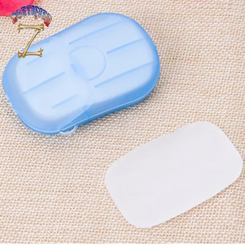 Mini Disposable Paper Soap Travel Portable Outdoor Camping Hand Washing Bath Cleaning Travel Supplies Camping Equipment