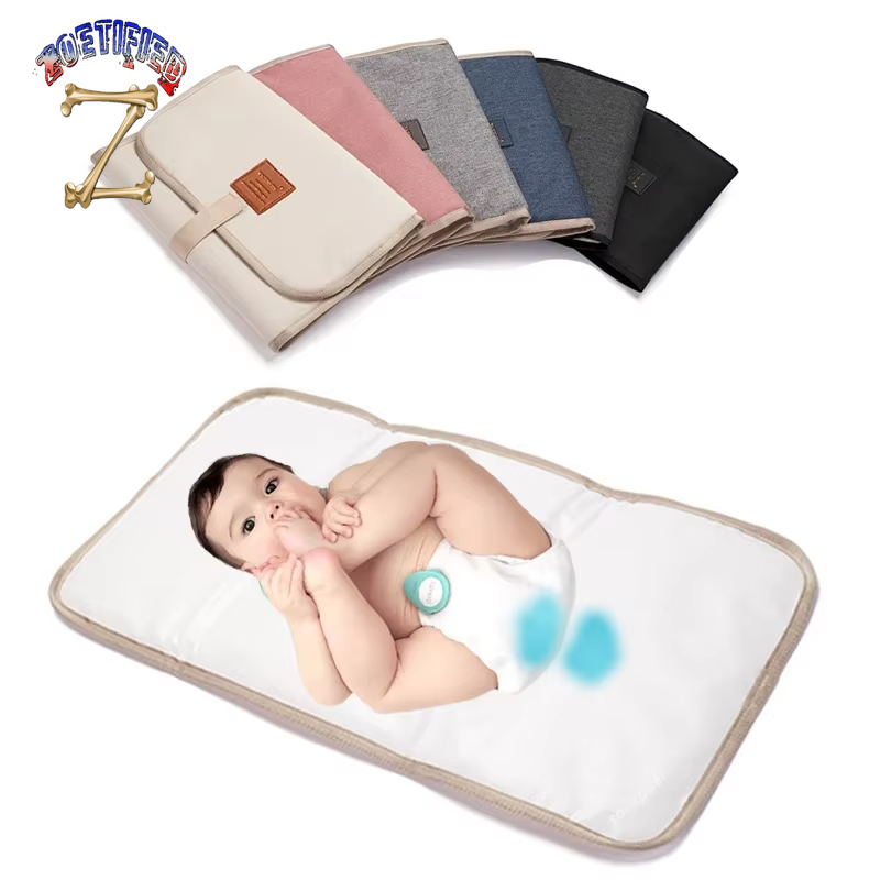 Baby Portable Foldable Washable Compact Travel Nappy Diaper Changing Mat Waterproof Floor Change Play Mat