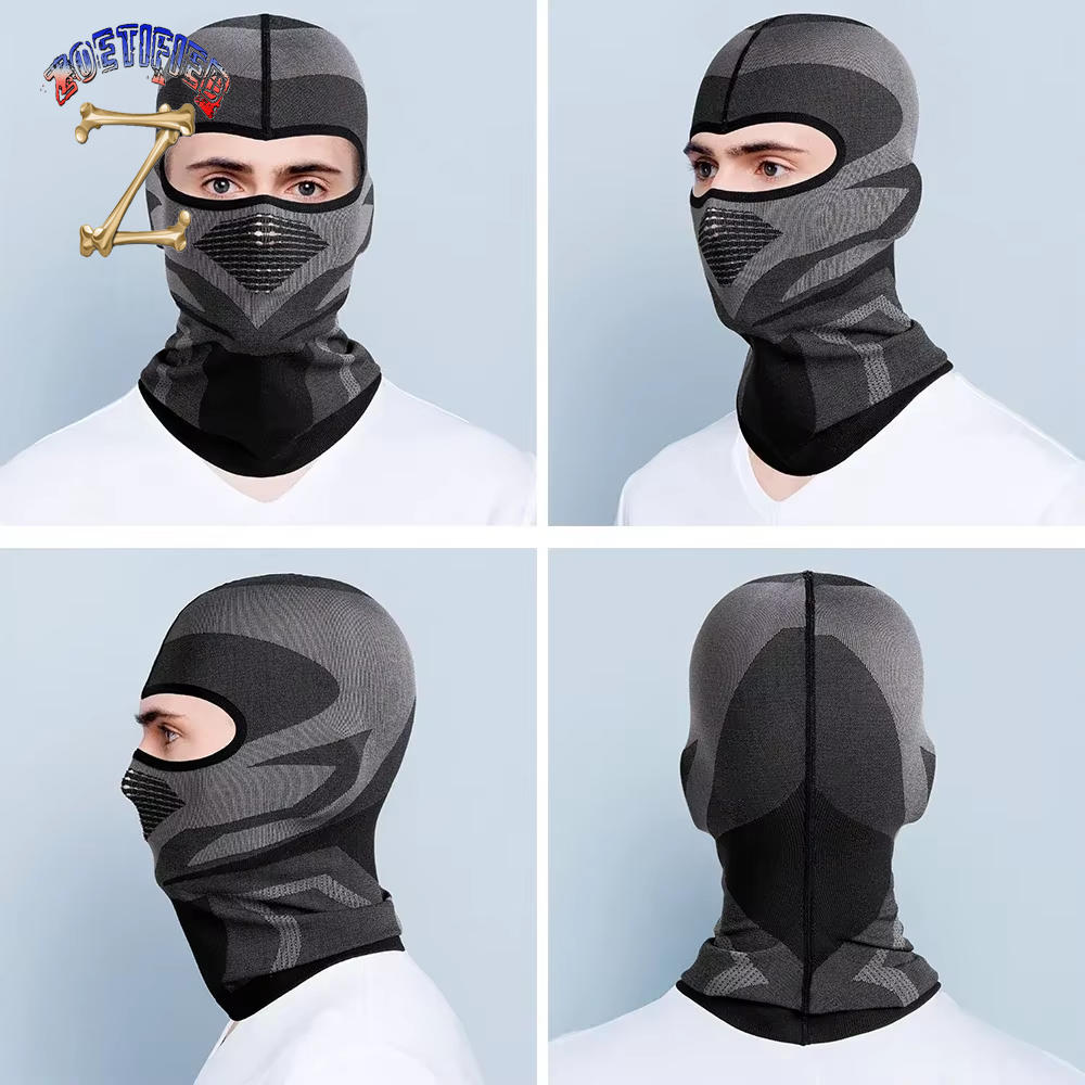 Breathable Balaclava Motorcycle Full Face Cover Motorbike Cycling Bike Mask Motocross Moto Riding Helmet Liner Caps Men Women