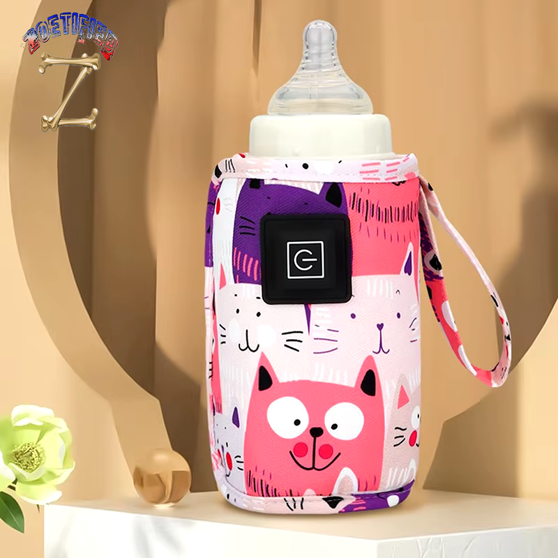 USB Milk Water Warmer, Travel Stroller Insulated Bag, Nursing Bottle Heater, Portable Bottle Feeding Warmer ,Christmas, Hallowee