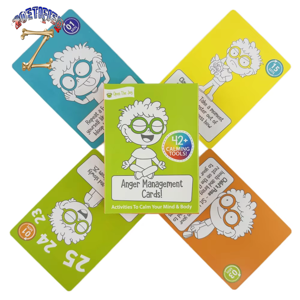 Anger Management Card Game, Control Emotions and a Fun Card Game,Family Gathering Travel Game