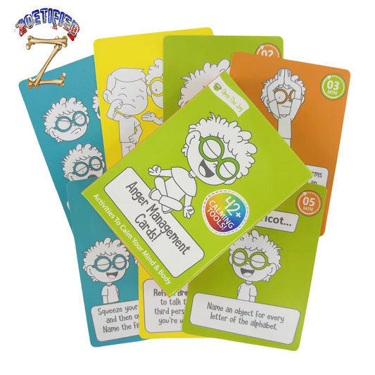 Anger Management Card Game, Control Emotions and a Fun Card Game,Family Gathering Travel Game