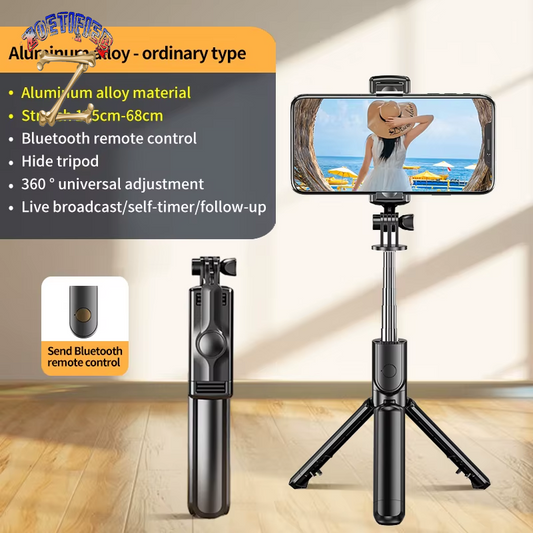 Selfie Stick Tripod Stand with Remote Extendable for Iphone, High Strength Legs for Iphone 15 14 13 12 Pro Max Smartphone