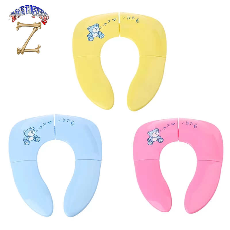 Baby Travel Toilet Training Seat Folding Potty Seat Toddler Portable Kids Travel Potty Seat Pad Urine Assistant Cushion