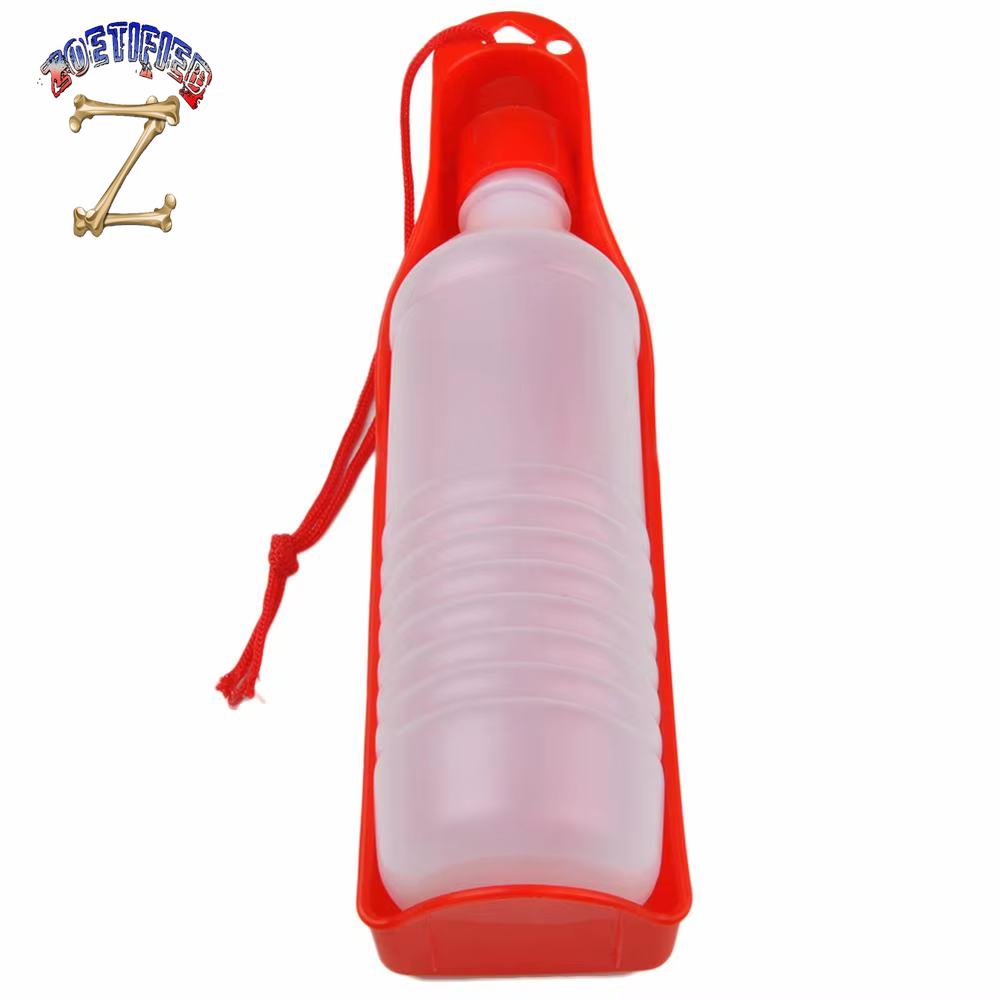 Pet Folding Drinker 500ML/250ML Pet Dog Cat Drinking Bowl Pet Travel Drinker Plastic Water Bottle Outdoor Travel Portable Bottle