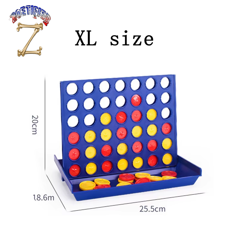 Foldable Connect 4 in a Line Board Game Classic Party Chess Family Toy Early Educational Puzzle Children Thinking Training Gifts