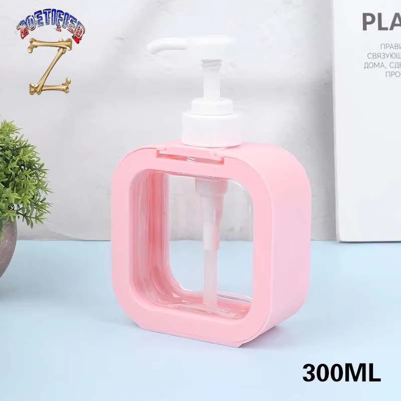 300/500Ml Bathroom Soap Dispensers Refillable Lotion Shampoo Shower Gel Holder Portable Travel Dispenser Empty Bath Pump Bottle