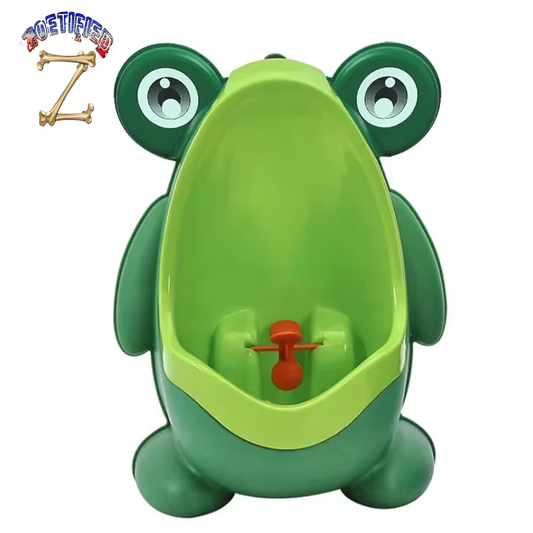 Cute Frog Potty Training Urinal Boy with Fun Aiming Target, Toilet Urinal Trainer, Children Stand Vertical Pee Infant Toddler