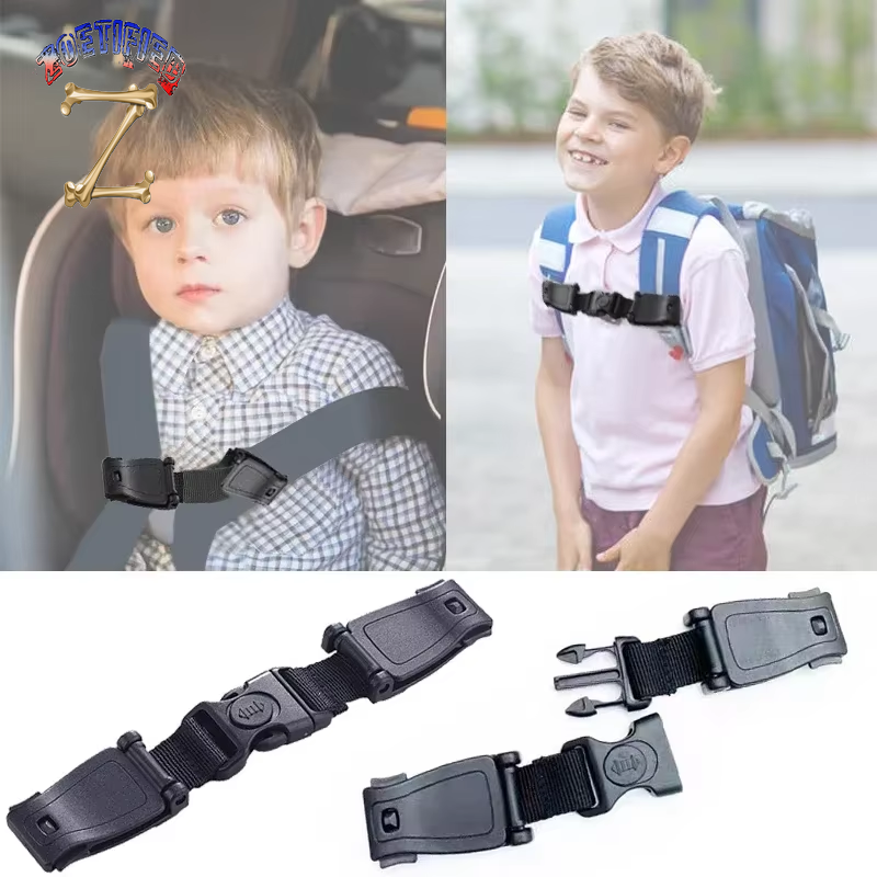 Car Seat Belt Adjustable Strap Highchair Safety Harness Strap Lock anti Escape Child Baby Chest Clip Travel Car Backpack Clip