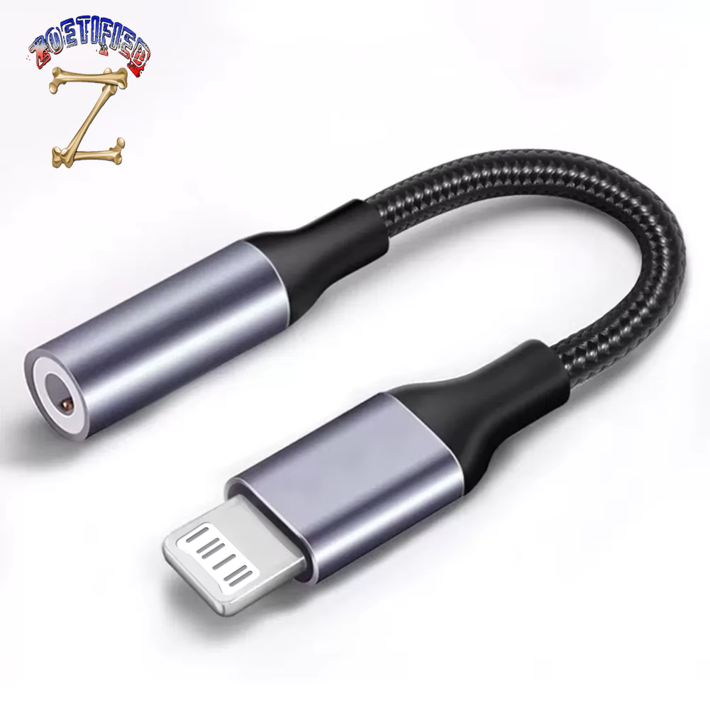 Lightning to 3 5 MM Jack AUX Cable Adapter for Iphone 12 13 14 Pro Adapter Headphone Connector Audio Splitter Iphone Accessories