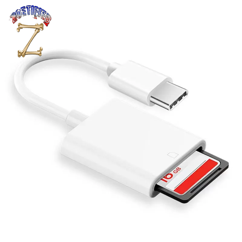 SD Card Reader for Iphone Ipad,Oyuiasle Trail Game Camera Type-C TF CF SD Card Reader OTG Writer Photography Memory Card Adapter