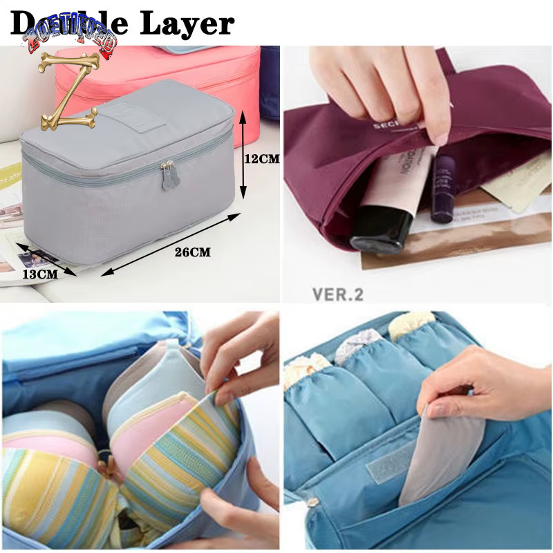 Daily Travel Storage Bag for Underwear Cosmetics Makeup Travel Organizer Bag Wardrobe Closet Clothe Pouch Socks Panties Bra Bags