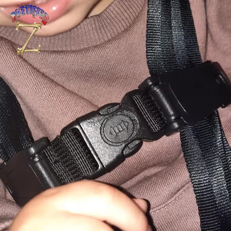 Car Seat Belt Adjustable Strap Highchair Safety Harness Strap Lock anti Escape Child Baby Chest Clip Travel Car Backpack Clip