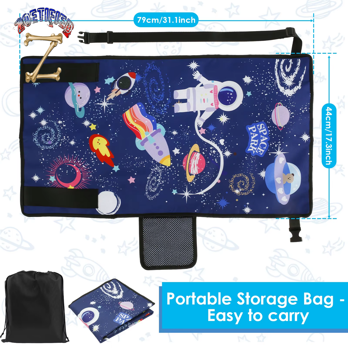 Kids Travel Airplane Bed with Storage Bag Portable Baby Airplane Car Seat Extender Leg Rest Hammock for Children Travel New