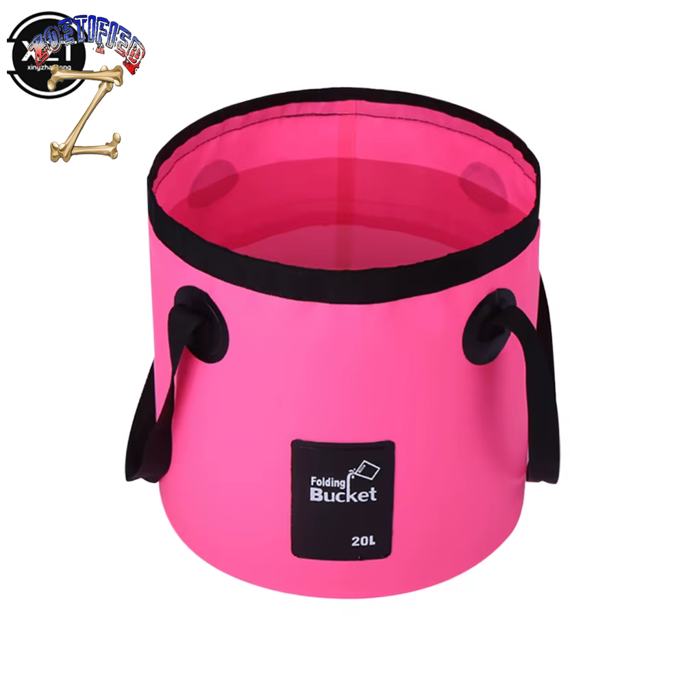 Portable Waterproof Bucket Water Storage Bag Water Bag Folding Bucket Container Carrier Bags for Fishing Camping Cooking Travel