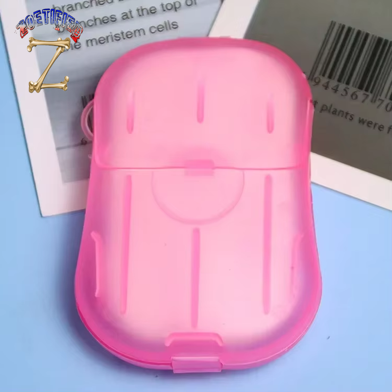 Mini Disposable Paper Soap Travel Portable Outdoor Camping Hand Washing Bath Cleaning Travel Supplies Camping Equipment