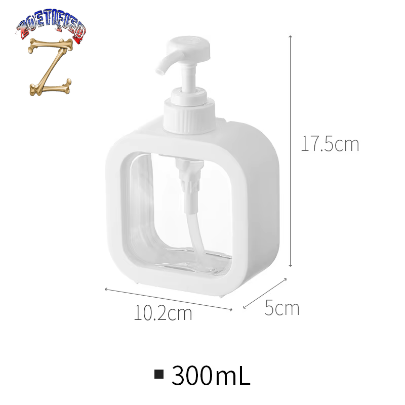 300/500Ml Bathroom Soap Dispensers Refillable Lotion Shampoo Shower Gel Holder Portable Travel Dispenser Empty Bath Pump Bottle