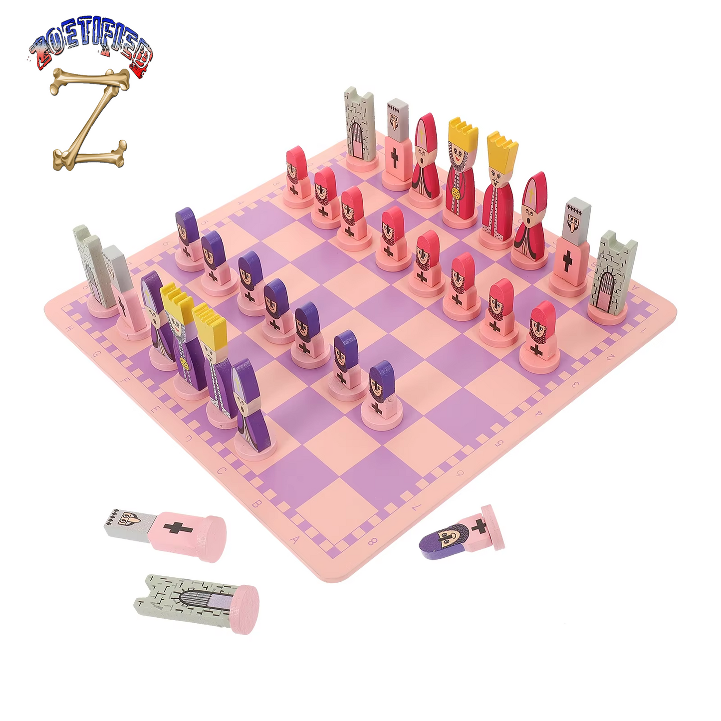 Chess Toy Educational Kids and Adults Toys Board Cartoon Travel Children Foldable Magnetic Force Plaything