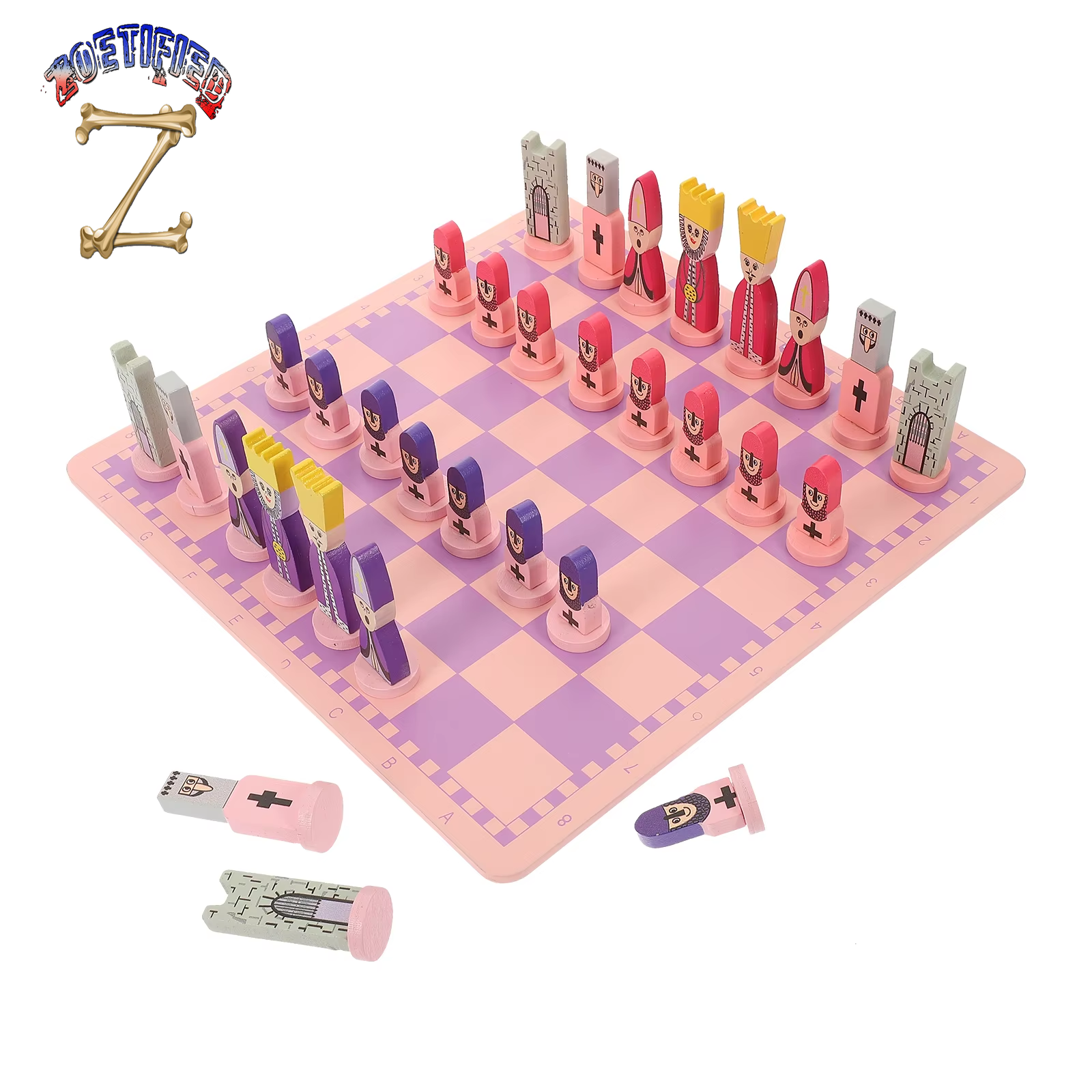 Chess Toy Educational Kids and Adults Toys Board Cartoon Travel Children Foldable Magnetic Force Plaything